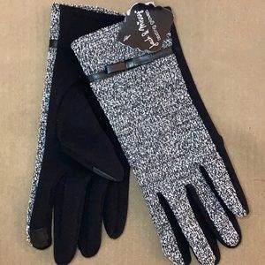 ⚜️Jack & Missy Black&White Tweed Texting Gloves!